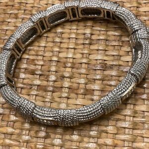 Textured Silver Women's Bracelet